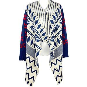 Haute Society Nordic Open Knit Cardigan Sz M